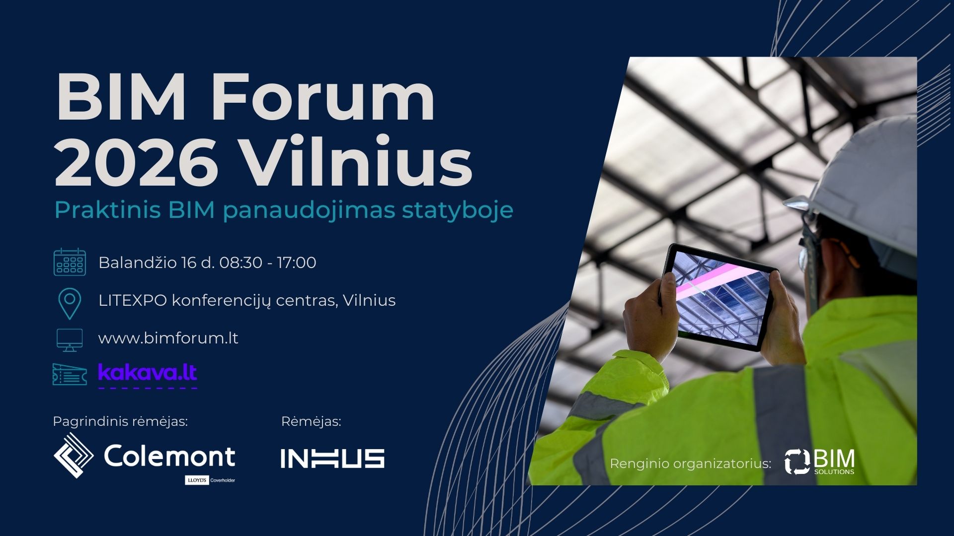 BIM Forum Vilnius 2026 - Praktinis BIM panaudojimas statyboje